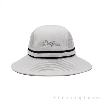 Custom Wide Brim Bucket Hat